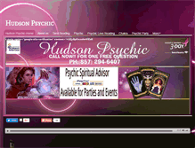 Tablet Screenshot of hudsonpsychic.com